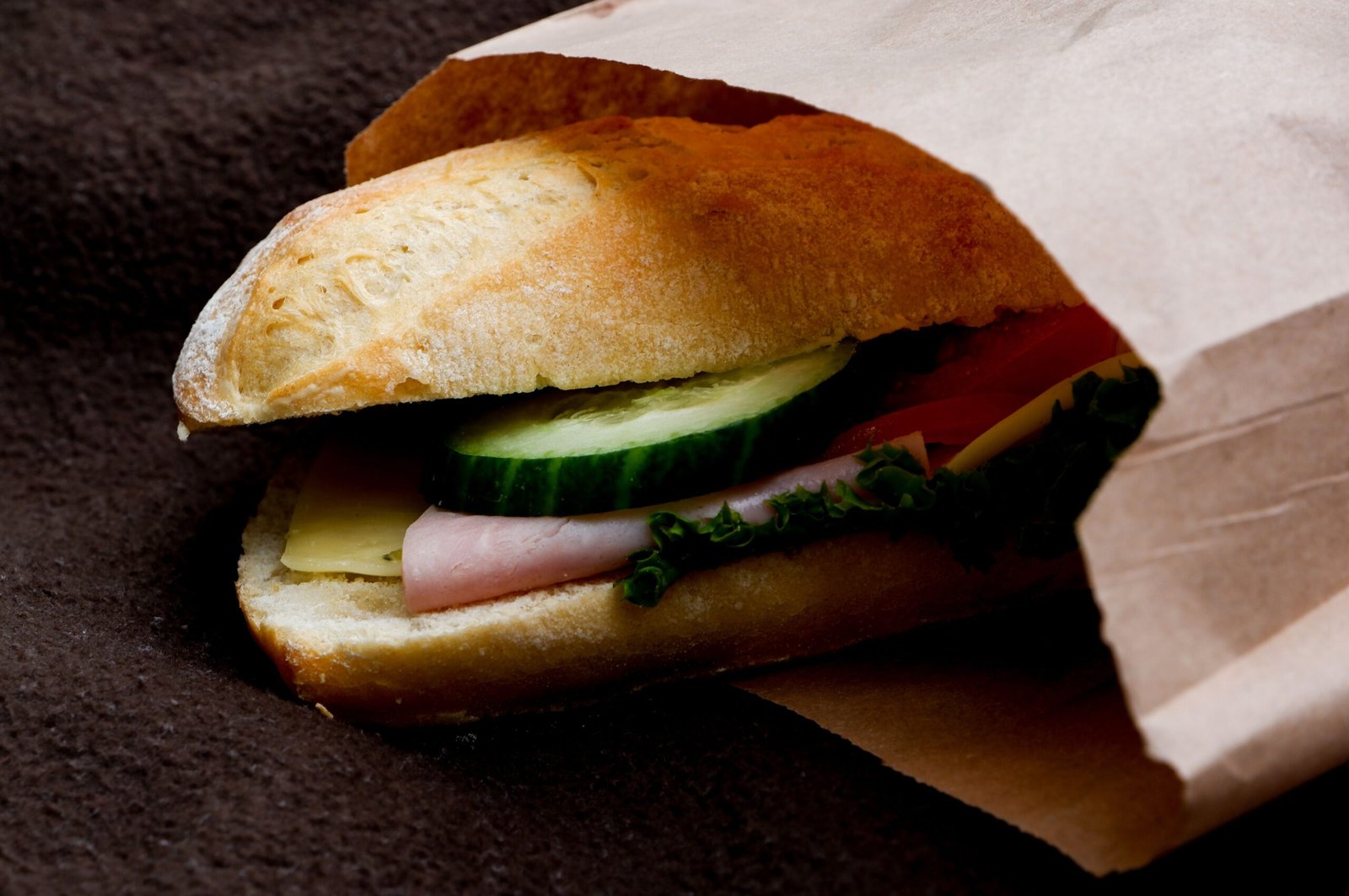 sandwich wrapped for packing to keep it from getting soggy