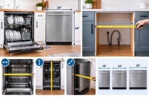 what is the standard dishwasher size