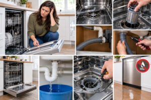 dishwasher not draining