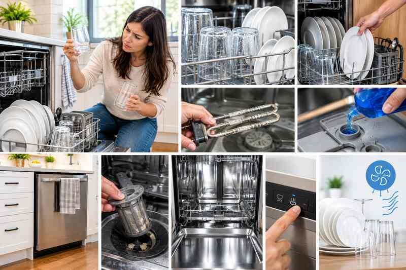 Dishwasher not drying dishwasher not drying