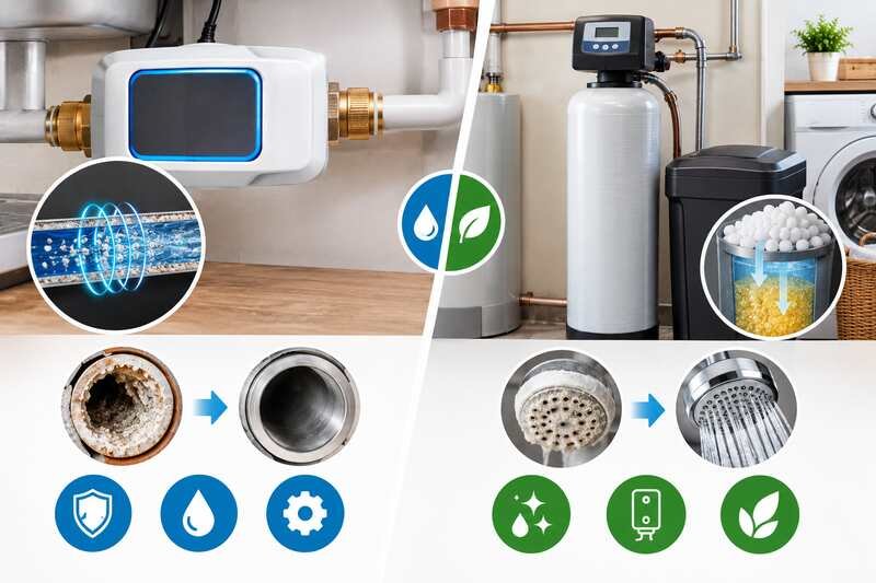 Water descaler vs water softener water descaler vs water softener
